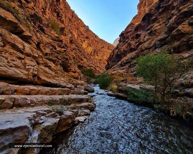 مسیر پیاده روی دره شمخال